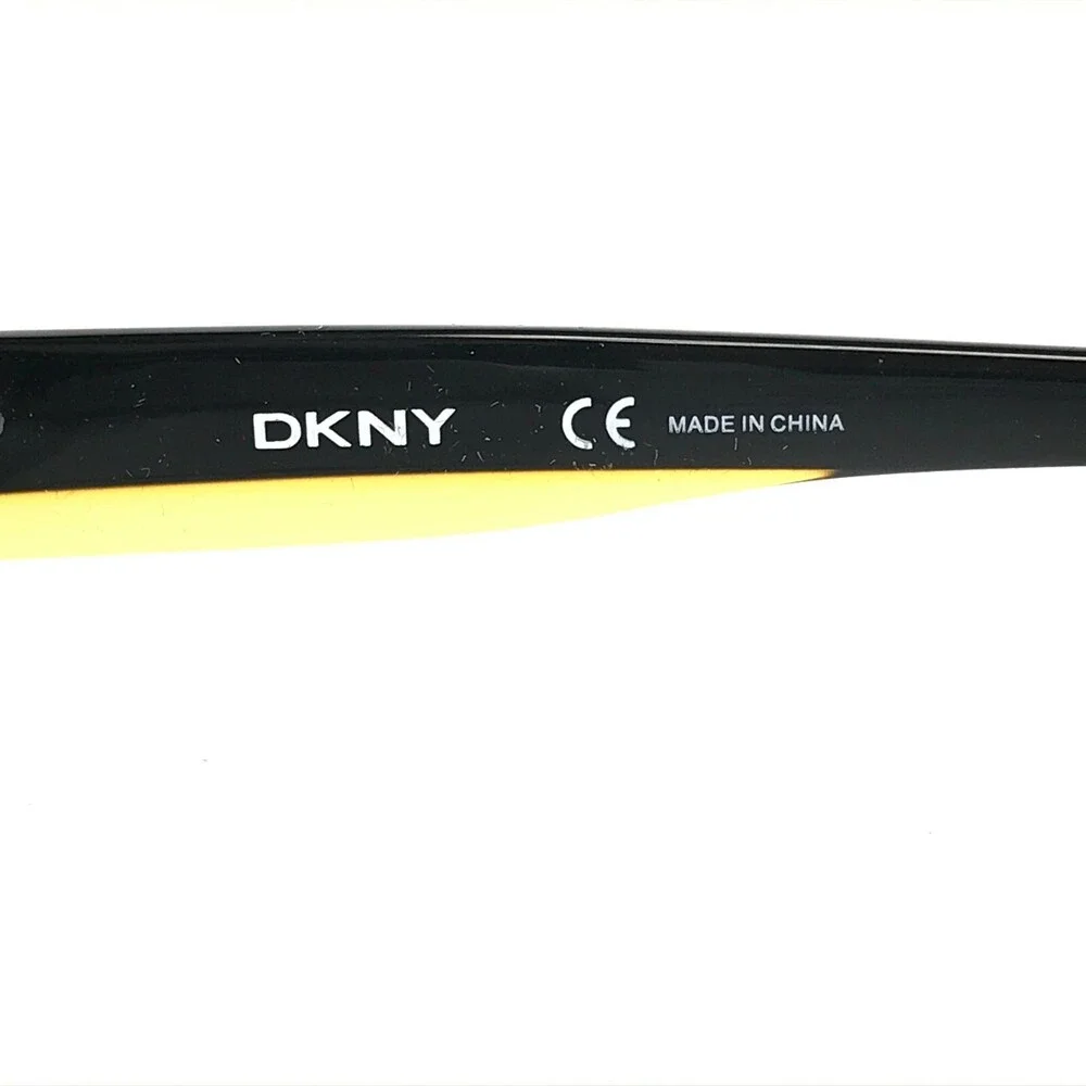 DKNY Eyeglasses Frames DY4537 3001 Black Yellow Rectangular Full Rim 49-17-135